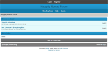 Tablet Screenshot of naughtynomadforum.com